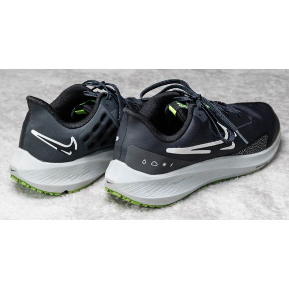 Nike Air Zoom Pegasus 39 Shield Black Green Running Shoes Mens 11 DO7625-002 - Picture 16 of 16